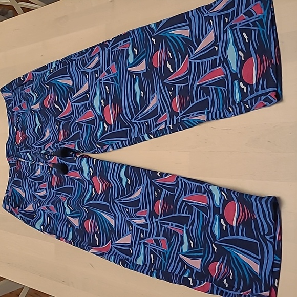 Talbots Pants - NWOT TALBOTS 100% Cotton Sailboat Themed Coastal Pants with Pockets